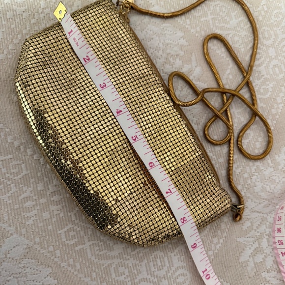 Golden Evening Bag, Shoulder, NOS - Picture 2 of 3